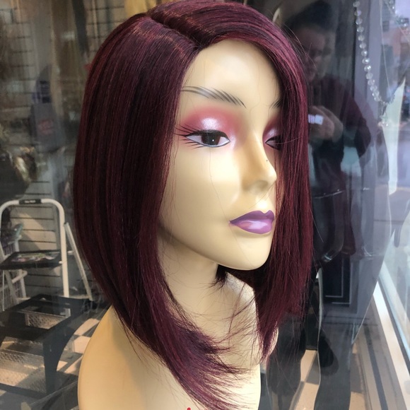 Red wine burgundy sidePart short new wig 2020 Wig - Picture 7 of 8